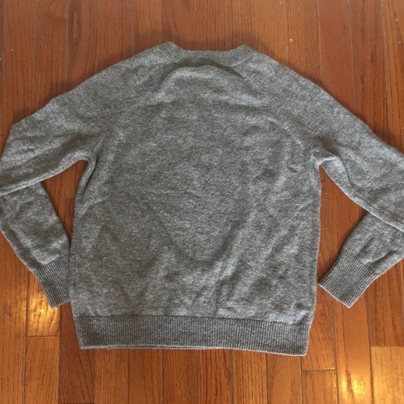 H&M Grey Sequin Perfume Bottle Holiday Sweater XS - Picture 5 of 8